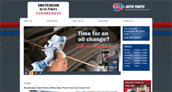 Desktop Screenshot of amsterdamautoparts.com